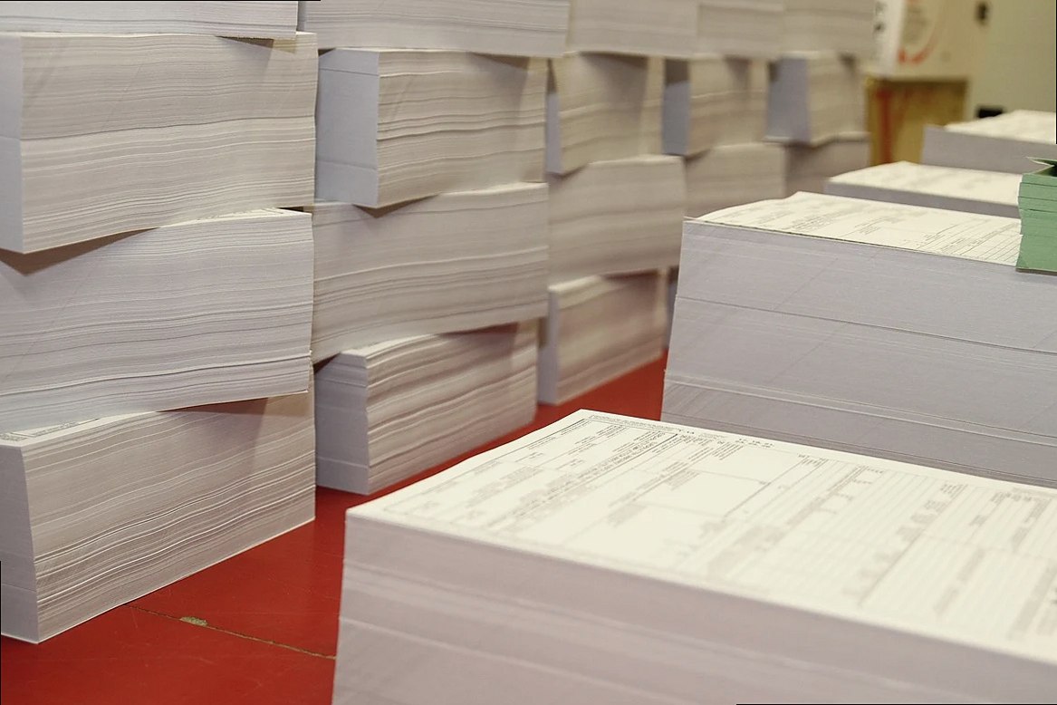 printing house, paper, cut, material, paper industry, bookbinding, block, further processing, paper industry, paper indu